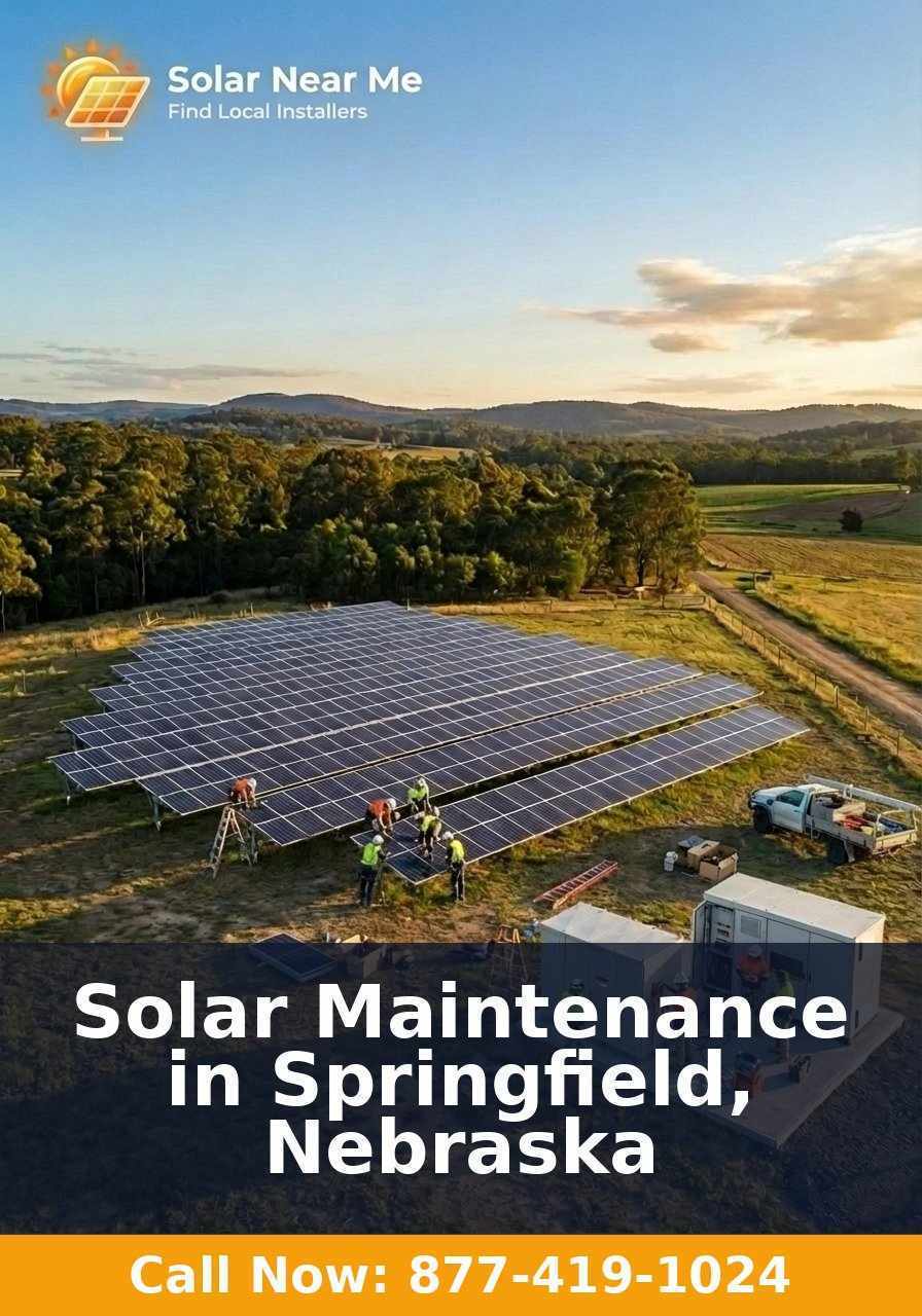 Solar Maintenance in Springfield, Nebraska