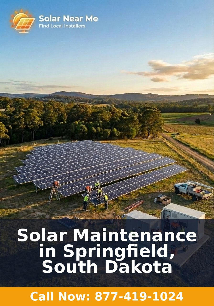 Solar Maintenance in Springfield, South Dakota