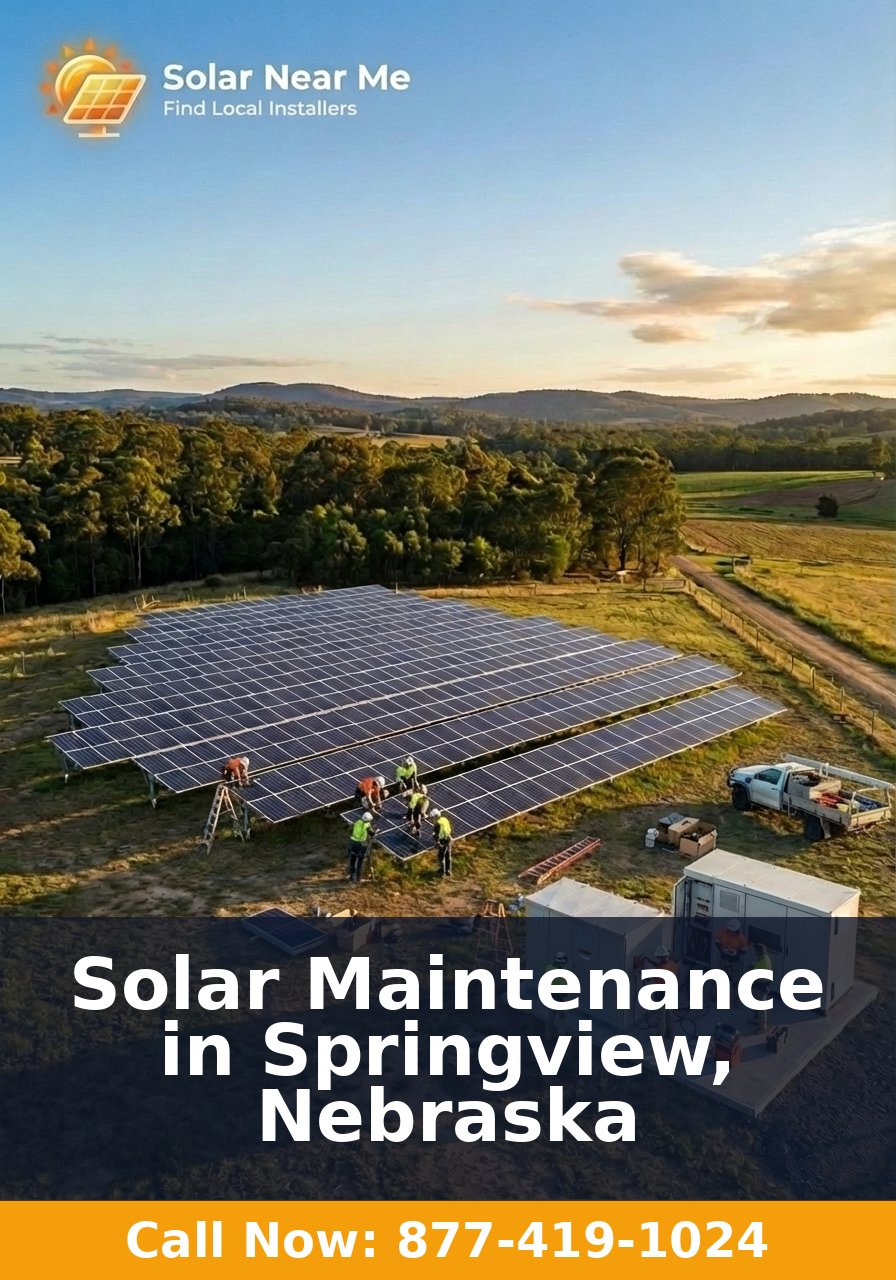 Solar Maintenance in Springview, Nebraska