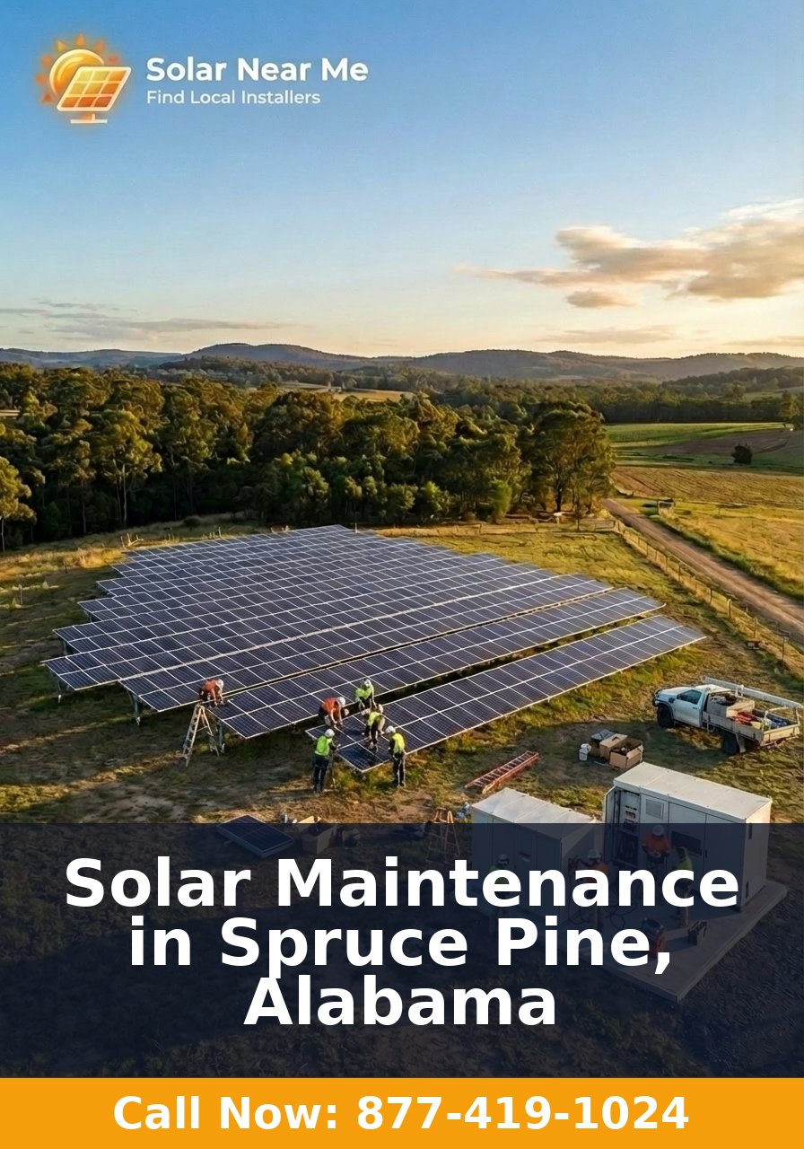 Solar Maintenance in Spruce Pine, Alabama