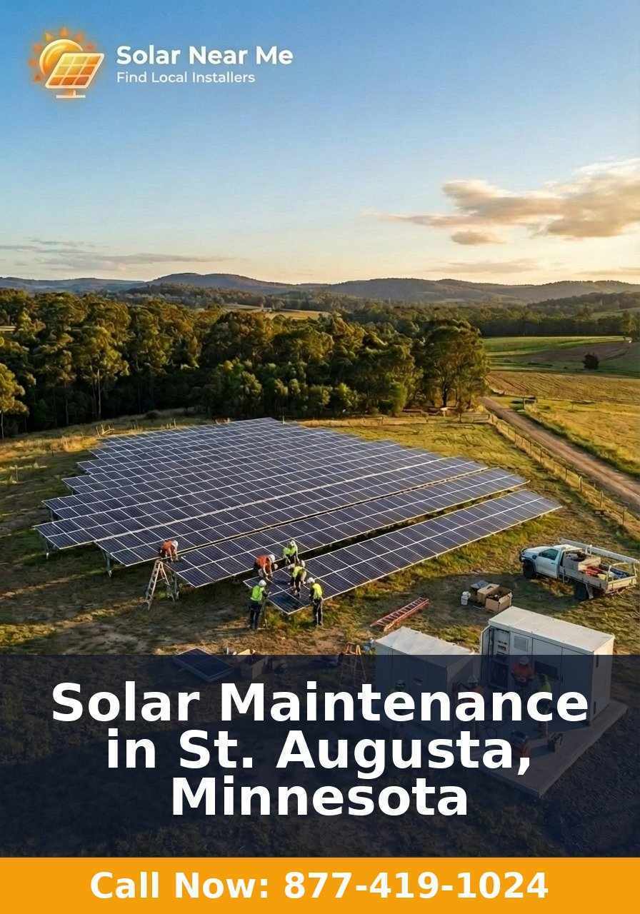 Solar Maintenance in St. Augusta, Minnesota