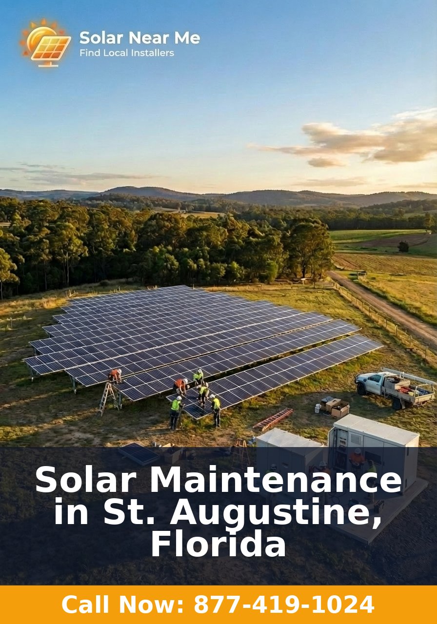 Solar Maintenance in St. Augustine, Florida