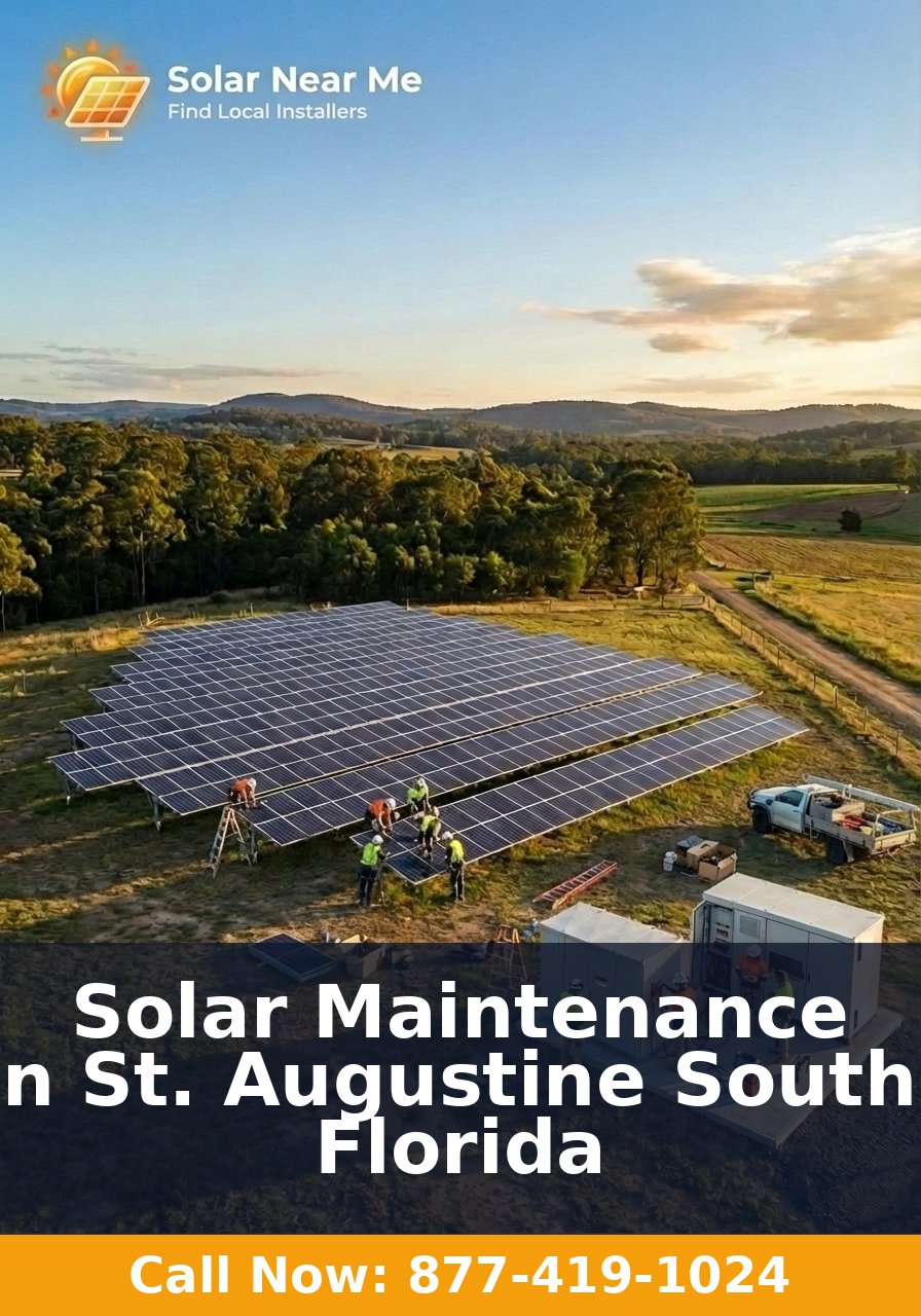 Solar Maintenance in St. Augustine South, Florida