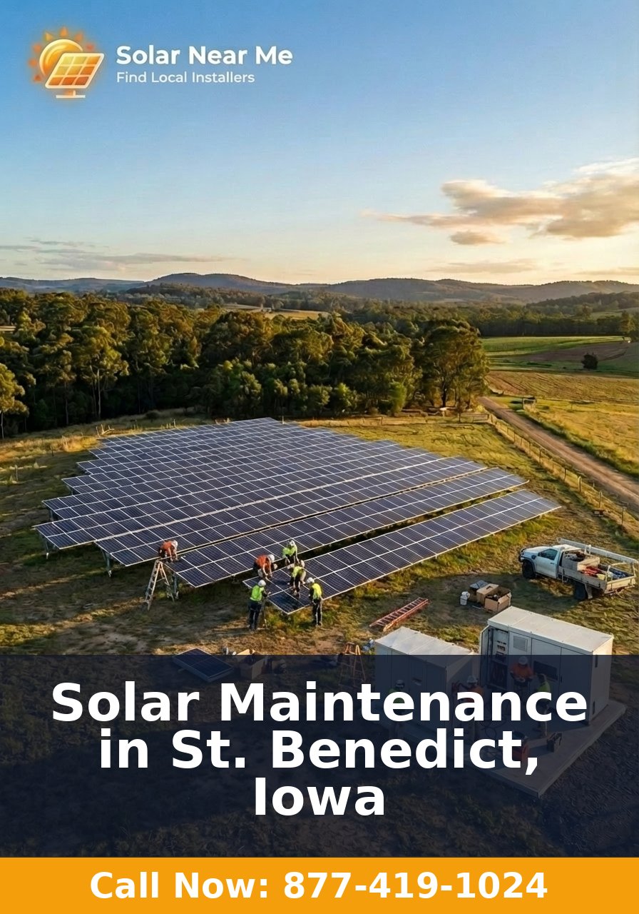 Solar Maintenance in St. Benedict, Iowa