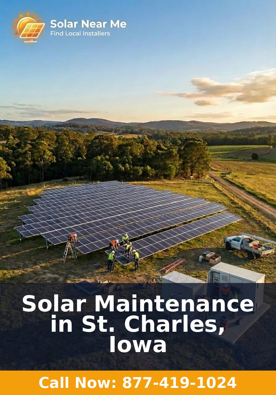 Solar Maintenance in St. Charles, Iowa