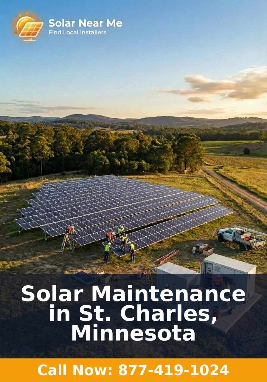 Solar Maintenance in St. Charles, Minnesota