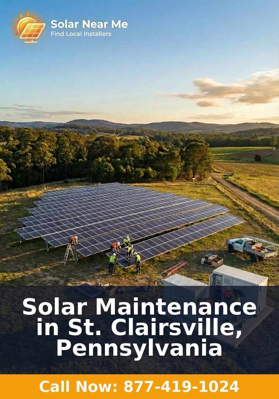 Solar Maintenance in St. Clairsville, Pennsylvania