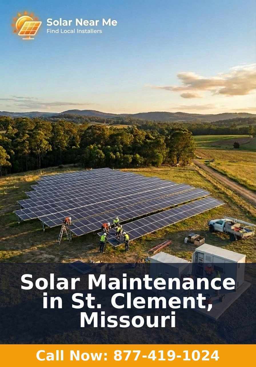 Solar Maintenance in St. Clement, Missouri