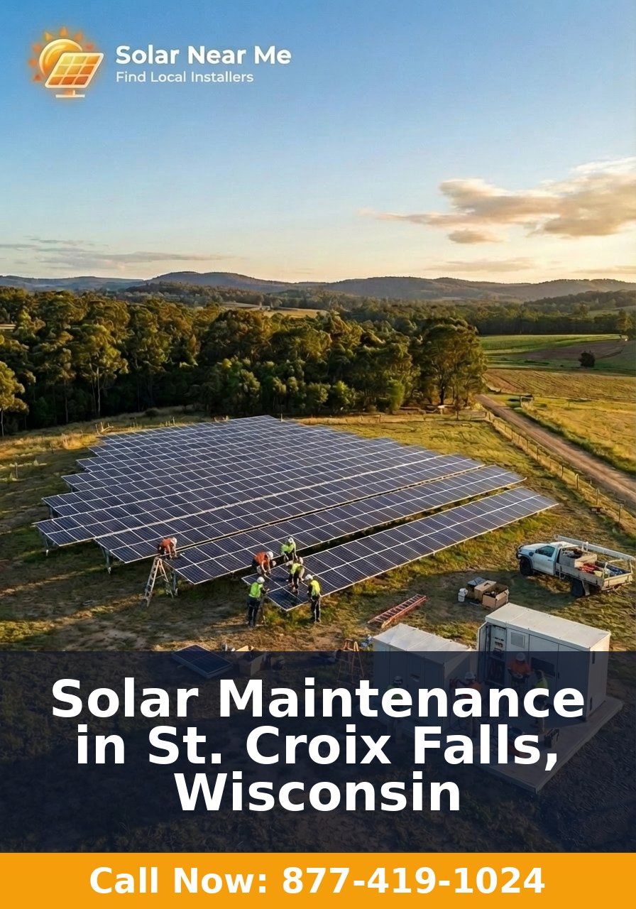 Solar Maintenance in St. Croix Falls, Wisconsin