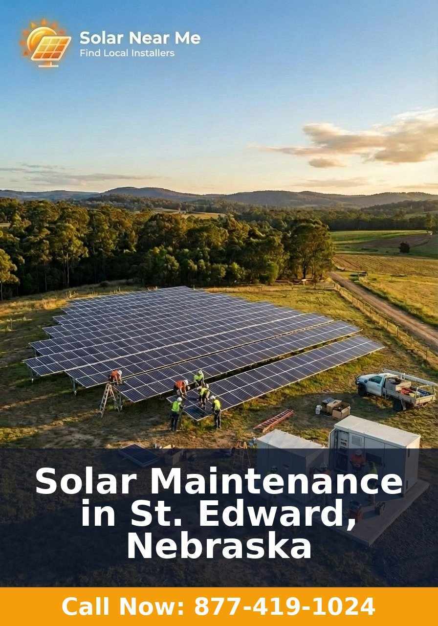 Solar Maintenance in St. Edward, Nebraska