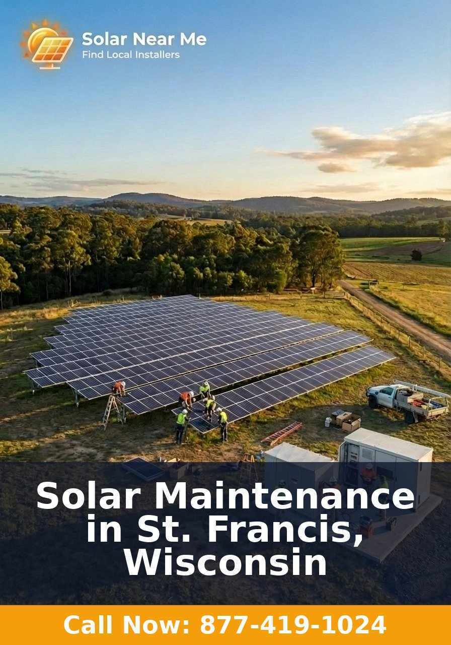 Solar Maintenance in St. Francis, Wisconsin