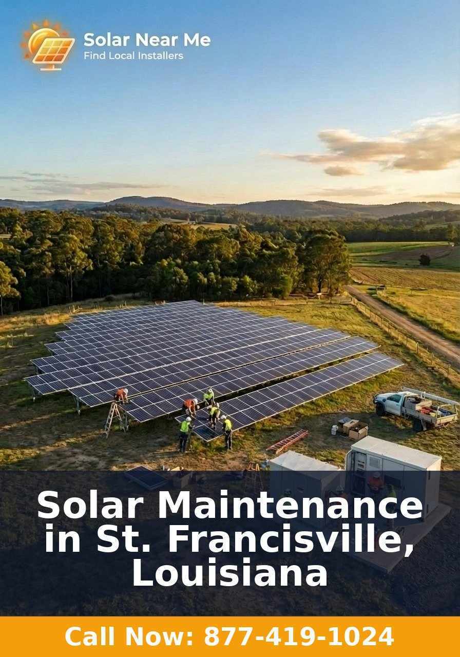 Solar Maintenance in St. Francisville, Louisiana