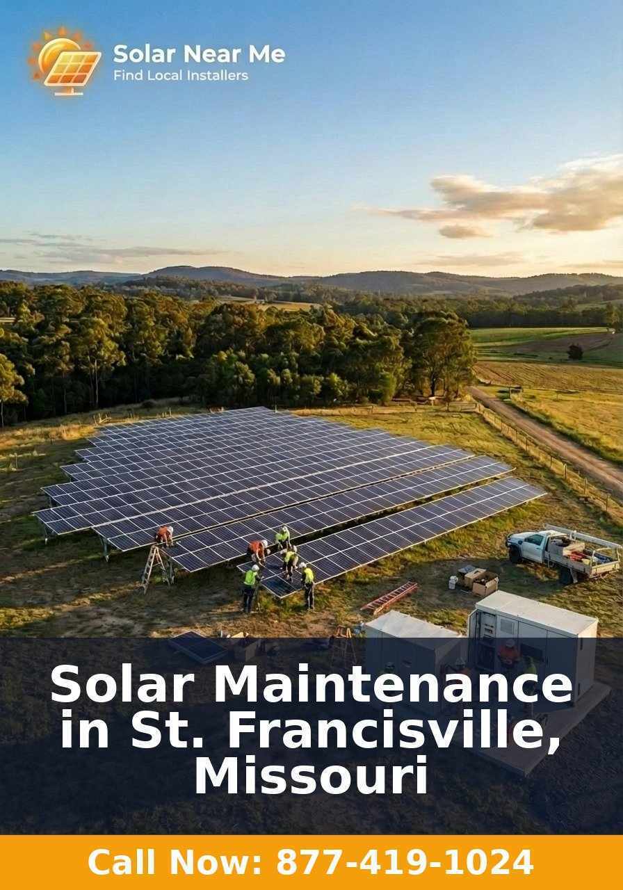 Solar Maintenance in St. Francisville, Missouri