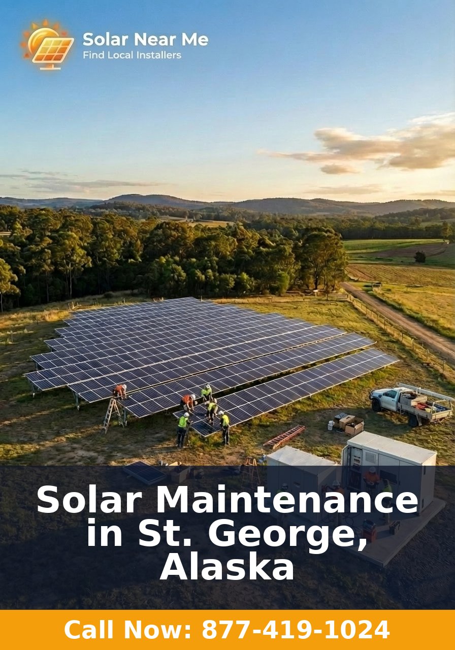 Solar Maintenance in St. George, Alaska