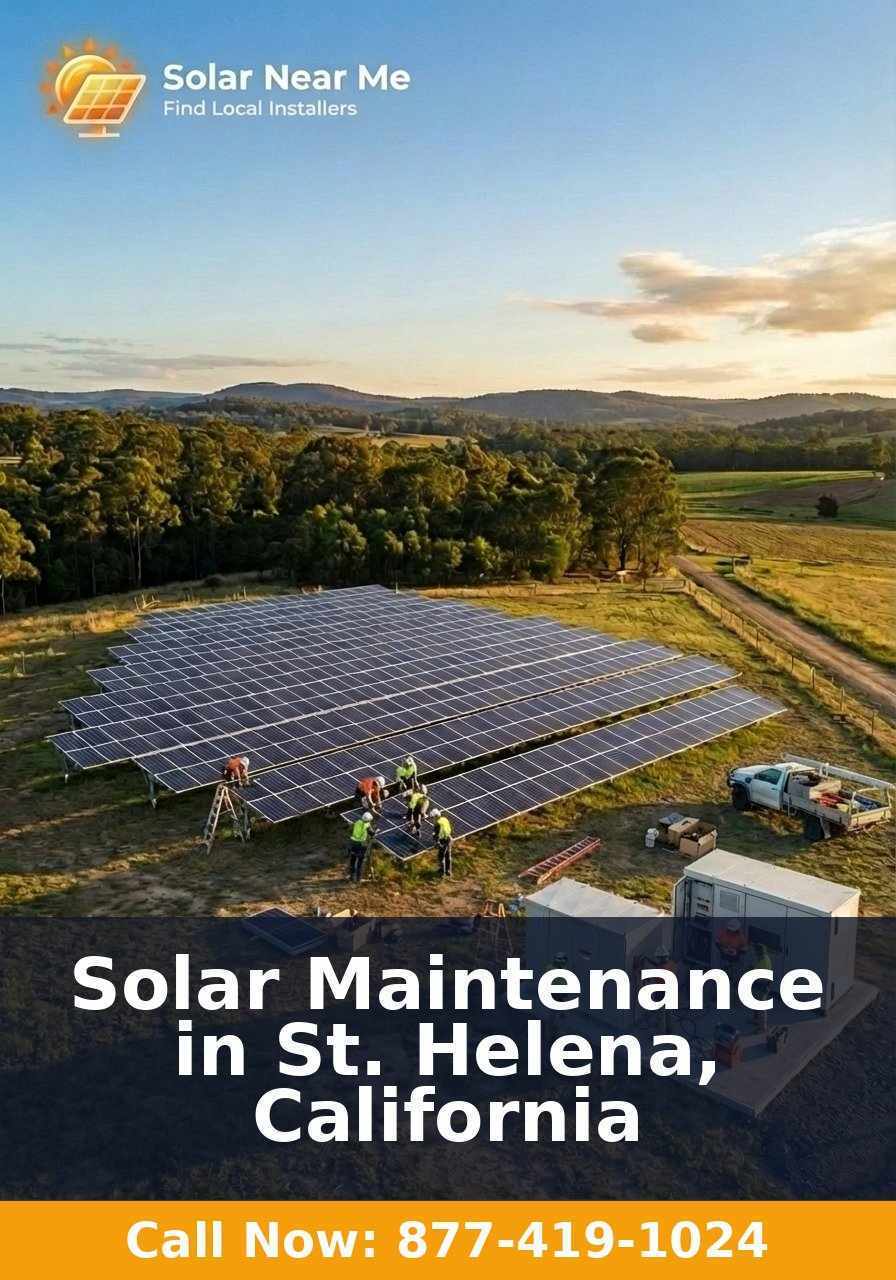 Solar Maintenance in St. Helena, California