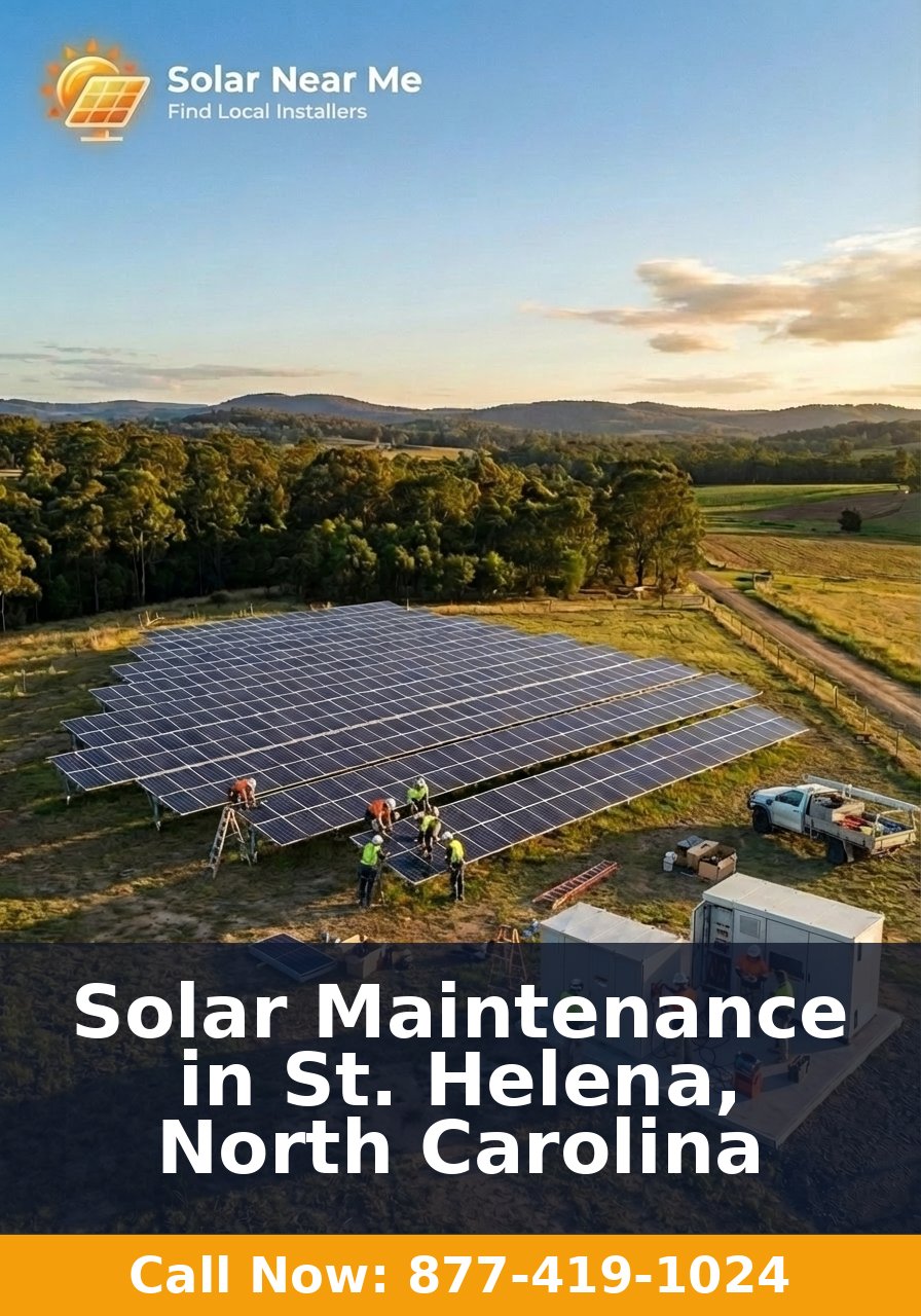 Solar Maintenance in St. Helena, North Carolina