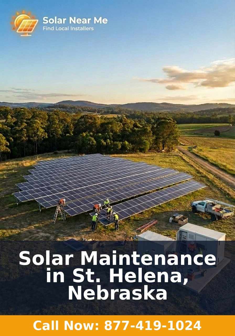 Solar Maintenance in St. Helena, Nebraska