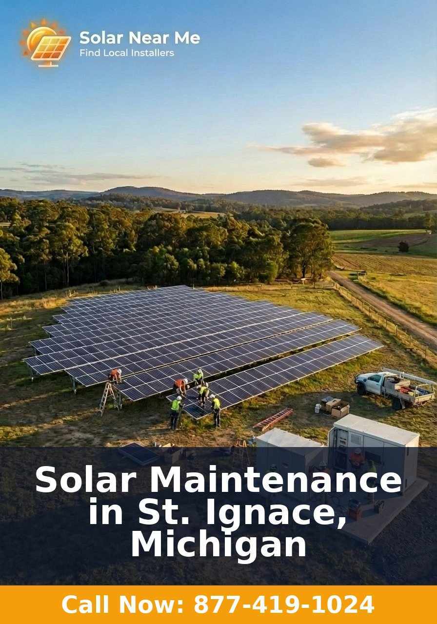 Solar Maintenance in St. Ignace, Michigan