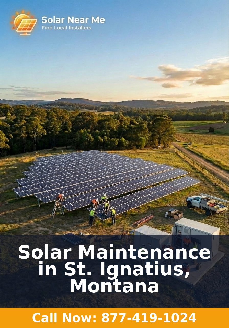 Solar Maintenance in St. Ignatius, Montana