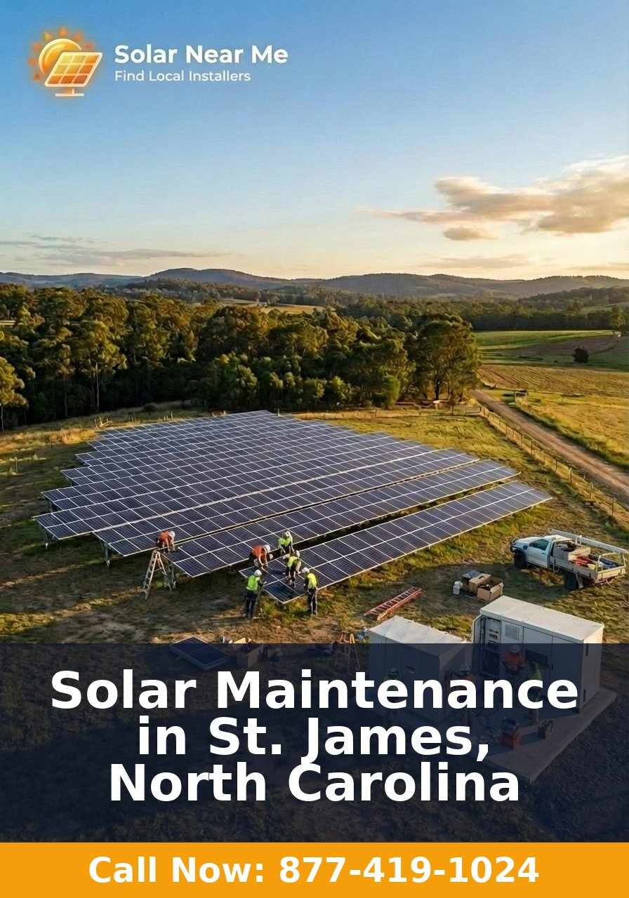 Solar Maintenance in St. James, North Carolina