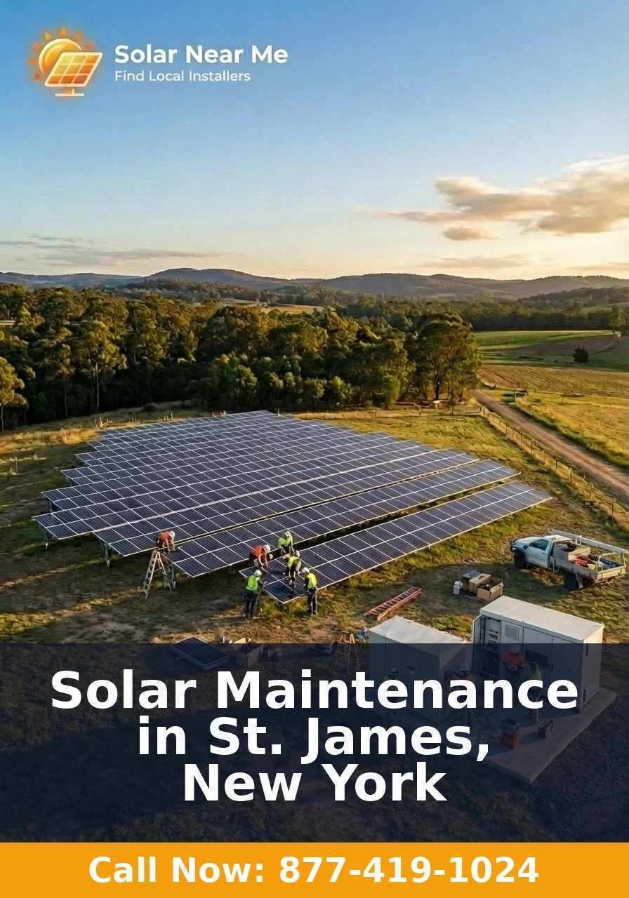 Solar Maintenance in St. James, New York
