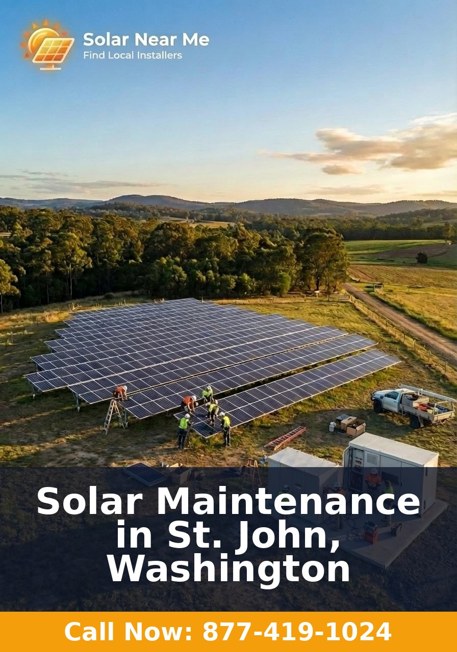 Solar Maintenance in St. John, Washington
