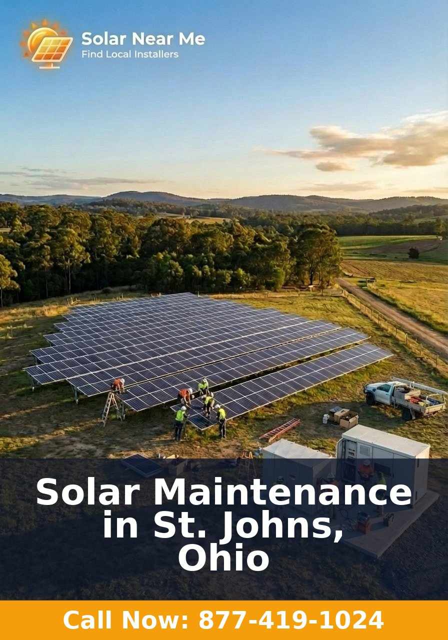 Solar Maintenance in St. Johns, Ohio