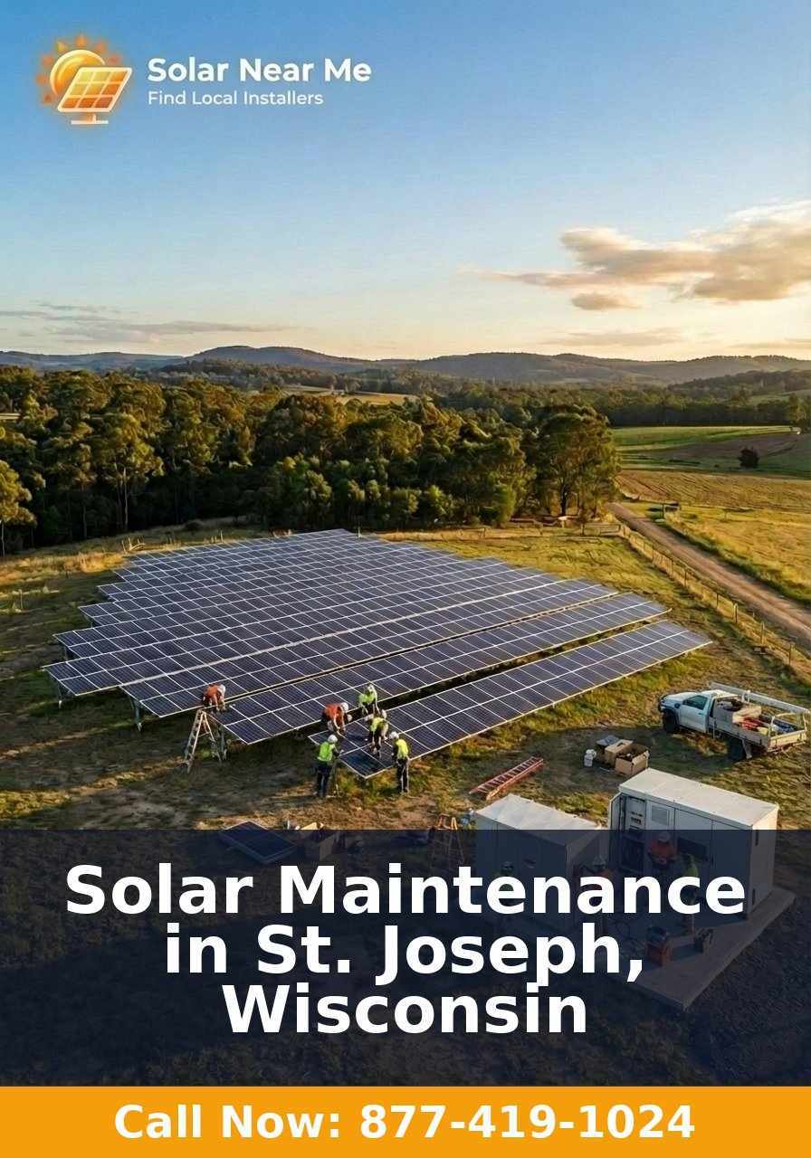 Solar Maintenance in St. Joseph, Wisconsin