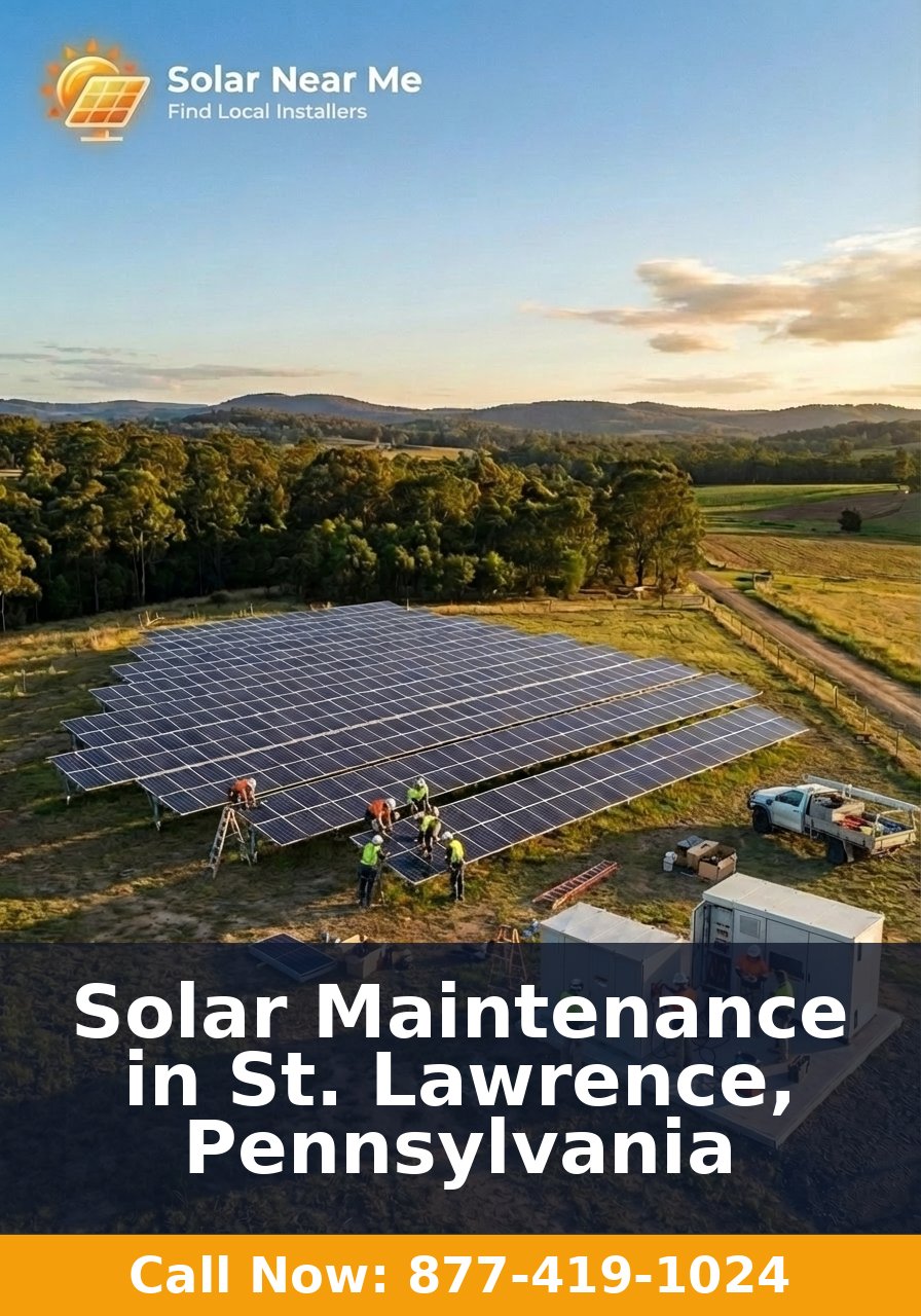 Solar Maintenance in St. Lawrence, Pennsylvania