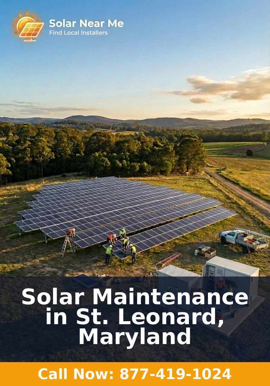 Solar Maintenance in St. Leonard, Maryland