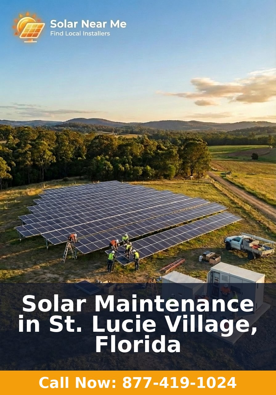 Solar Maintenance in St. Lucie Village, Florida