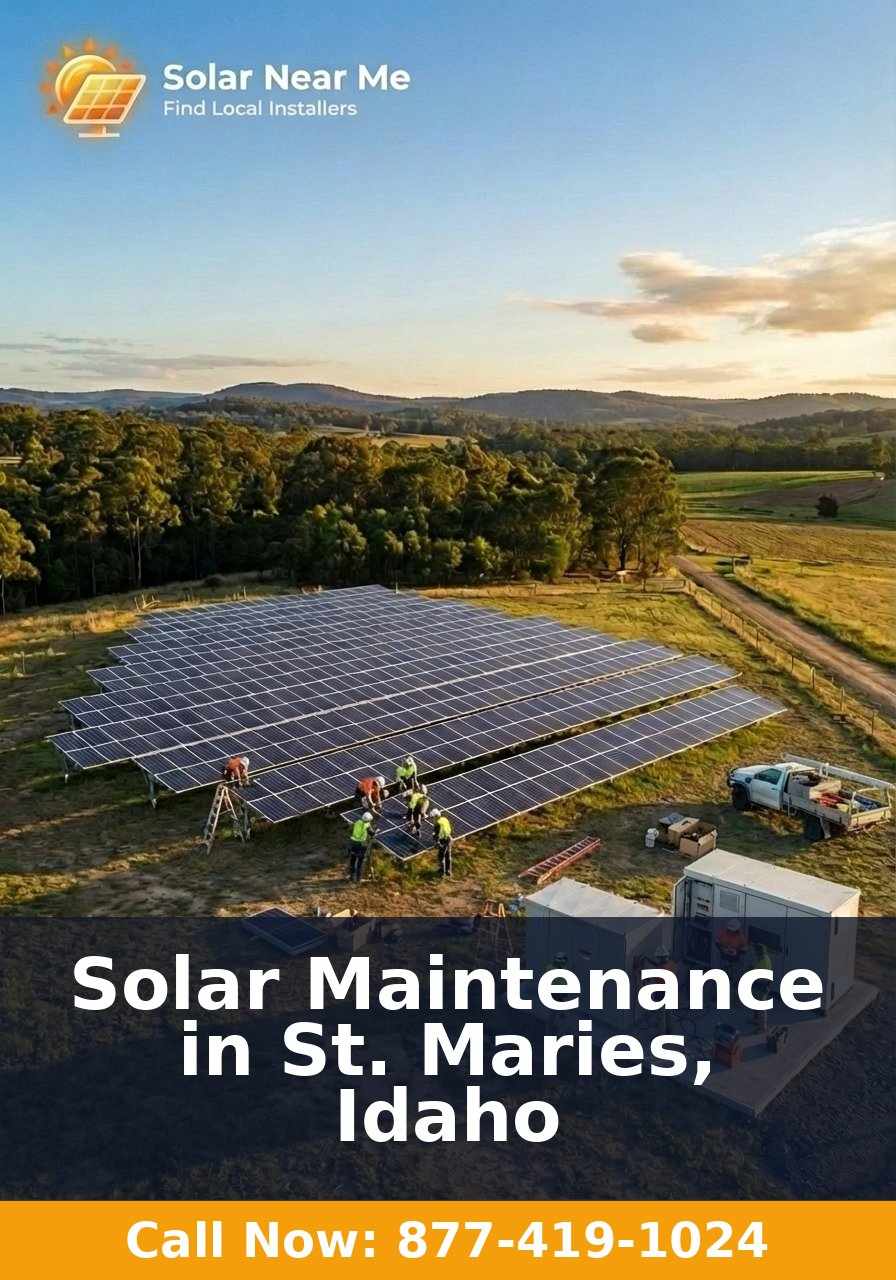 Solar Maintenance in St. Maries, Idaho