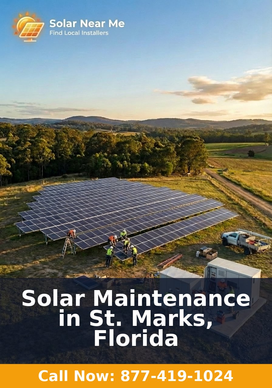 Solar Maintenance in St. Marks, Florida