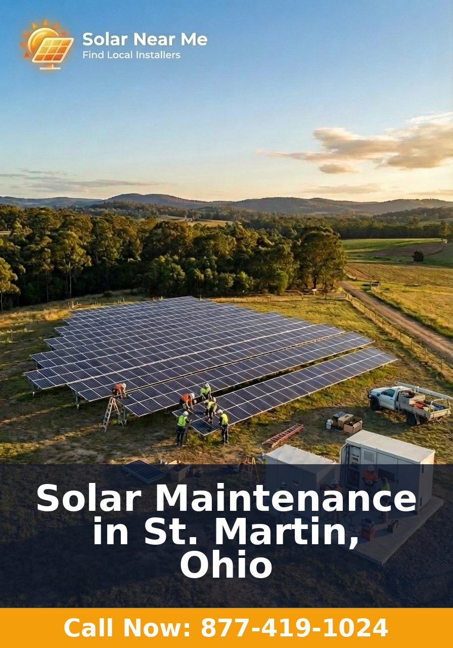 Solar Maintenance in St. Martin, Ohio