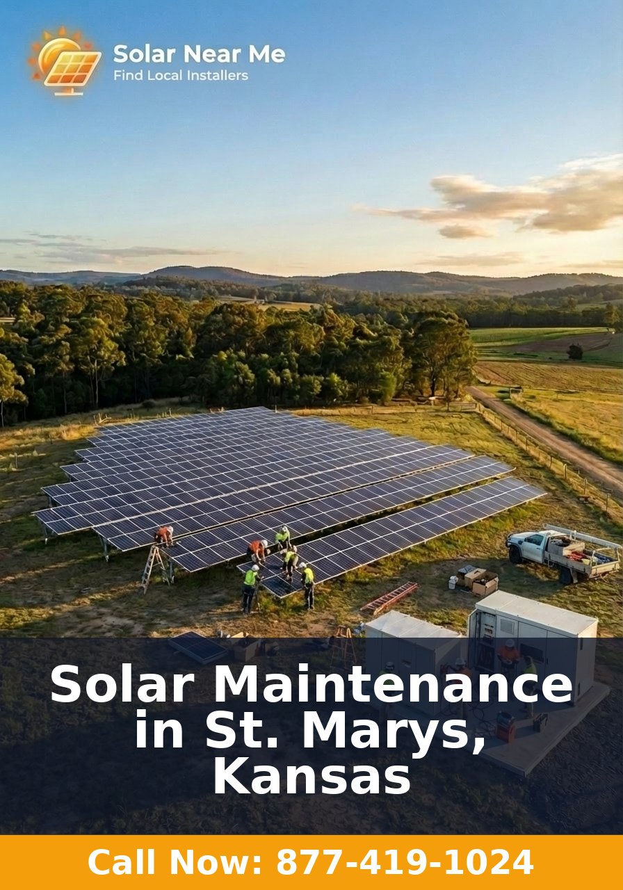Solar Maintenance in St. Marys, Kansas