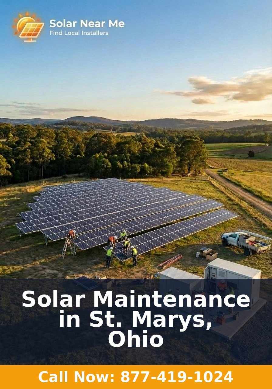 Solar Maintenance in St. Marys, Ohio