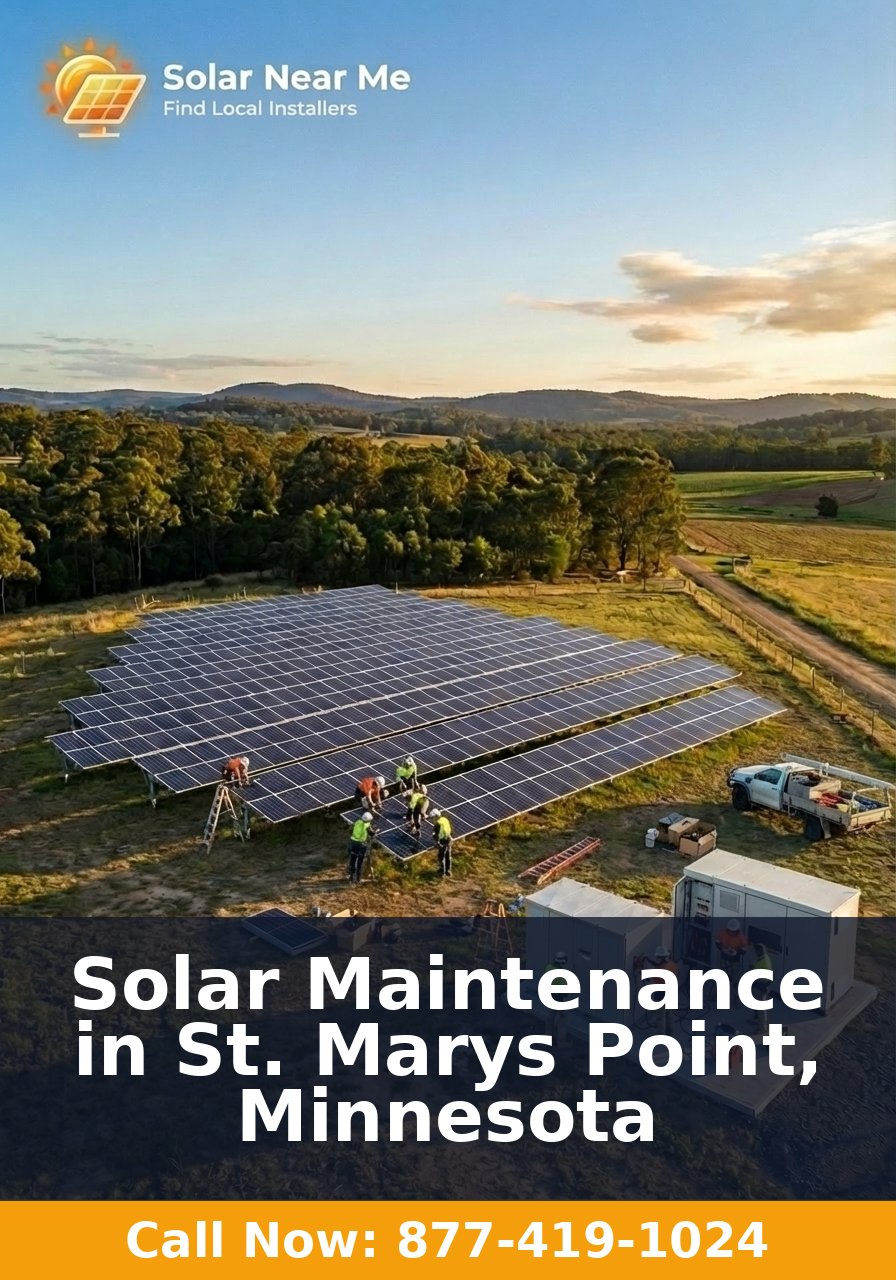 Solar Maintenance in St. Marys Point, Minnesota
