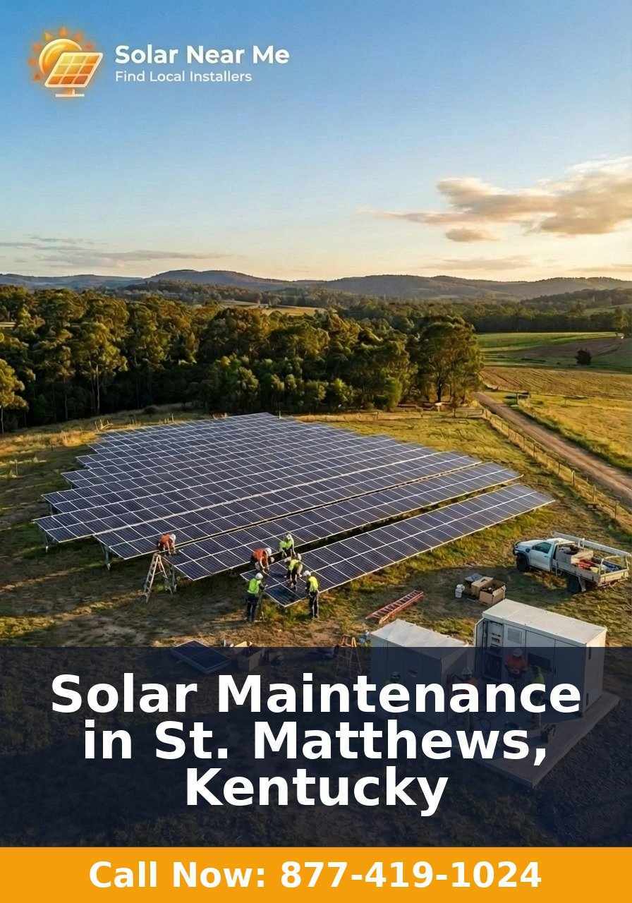 Solar Maintenance in St. Matthews, Kentucky