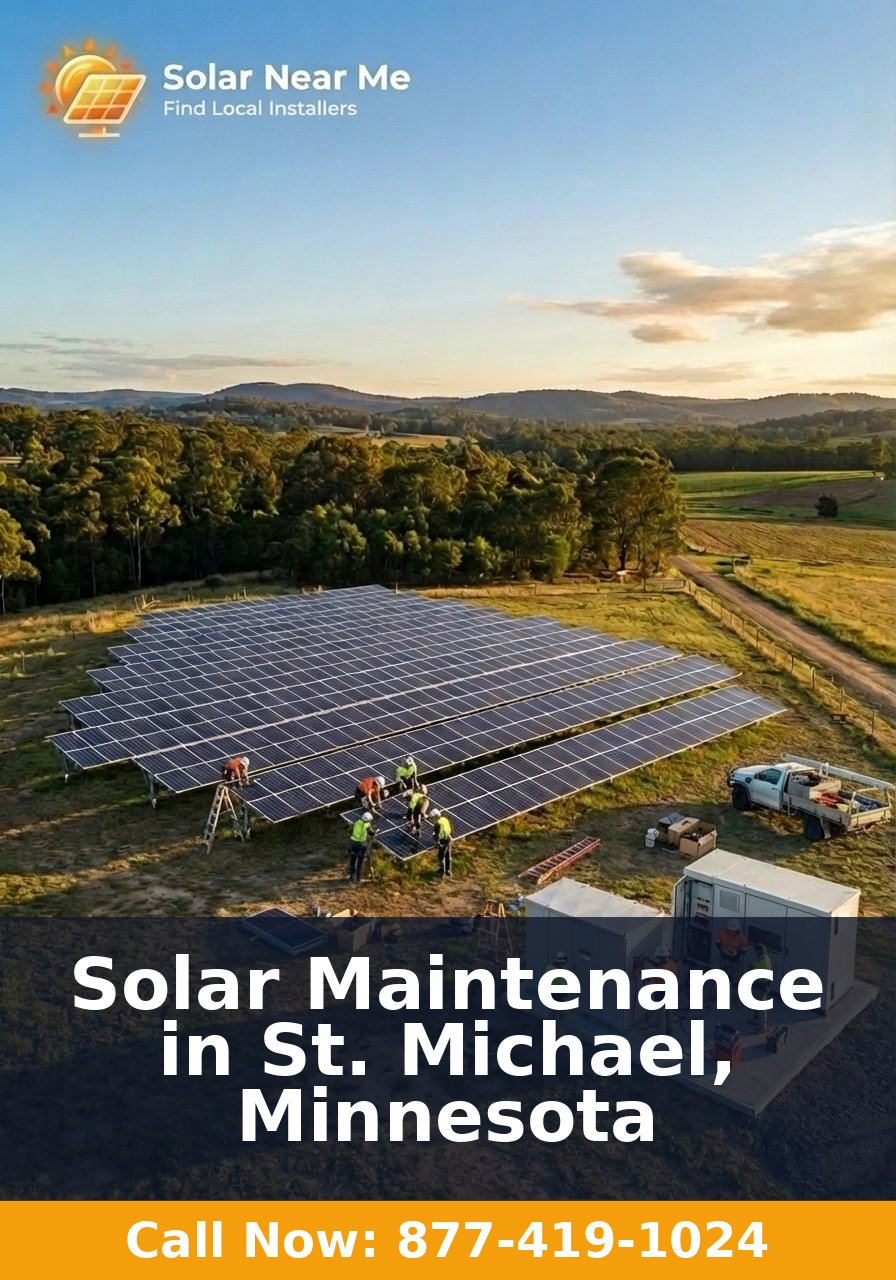 Solar Maintenance in St. Michael, Minnesota