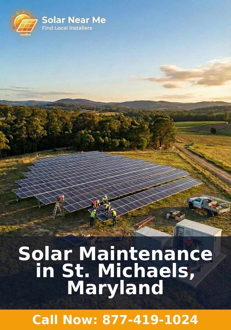 Solar Maintenance in St. Michaels, Maryland
