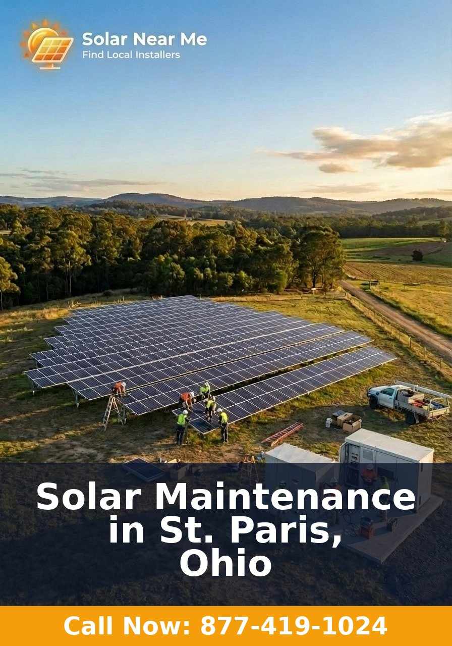 Solar Maintenance in St. Paris, Ohio