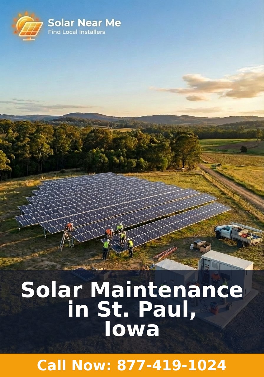 Solar Maintenance in St. Paul, Iowa