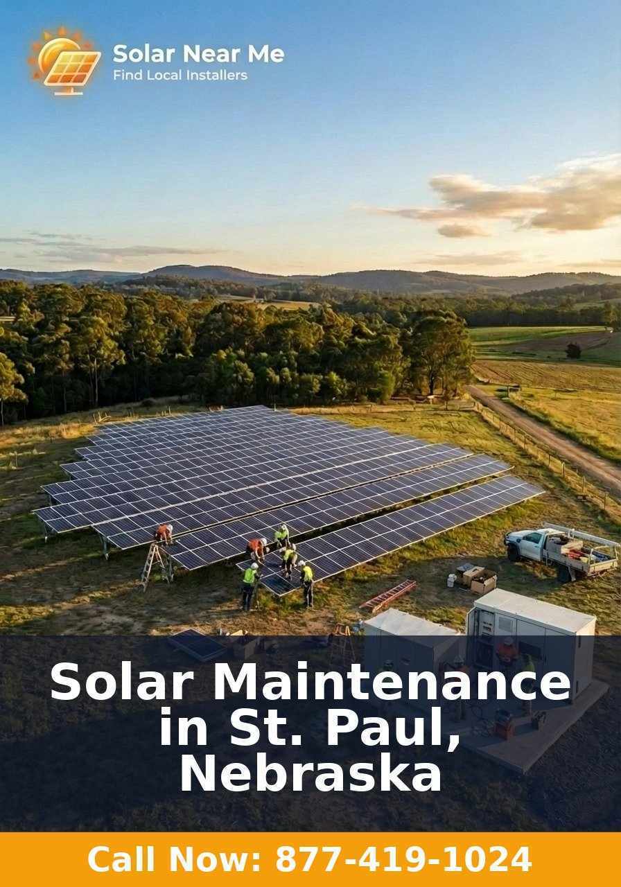 Solar Maintenance in St. Paul, Nebraska