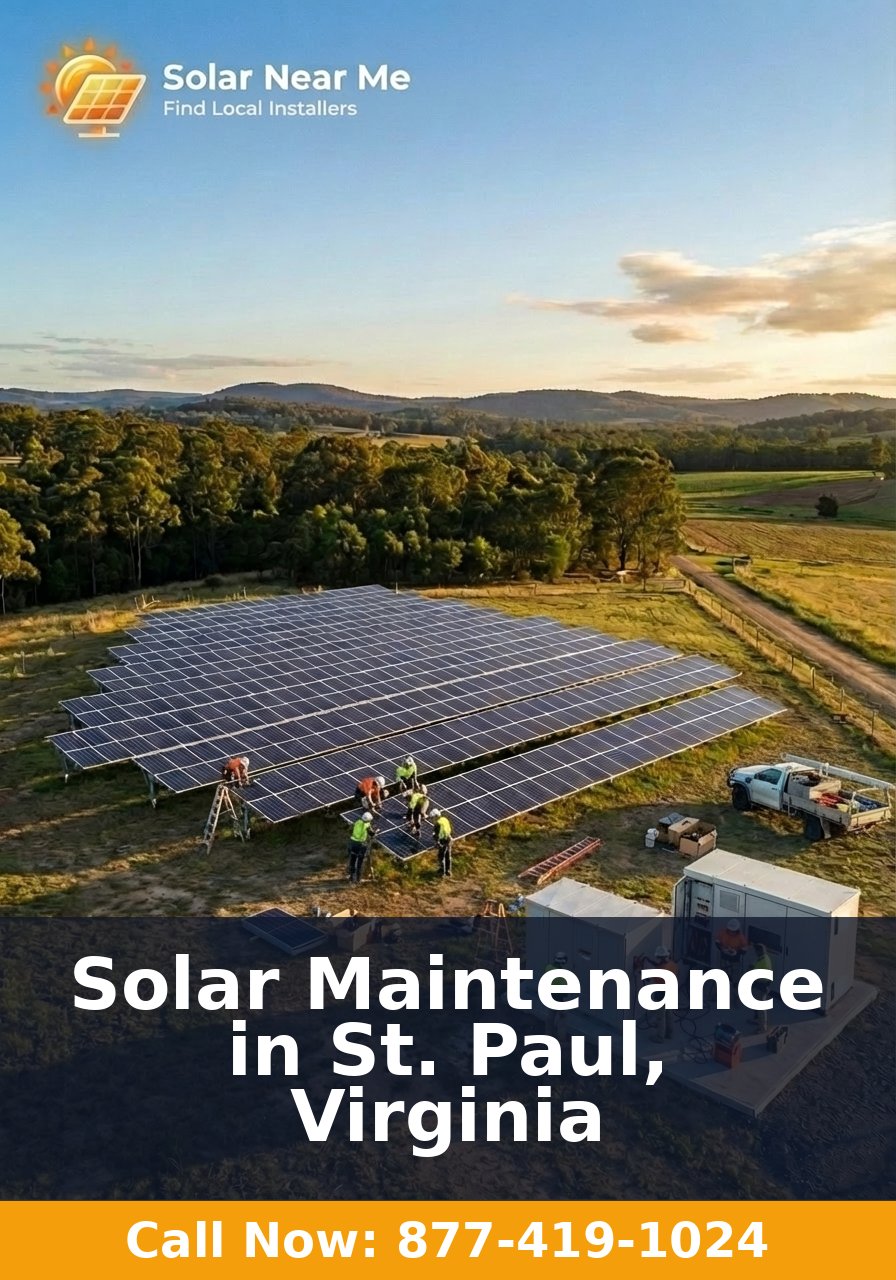 Solar Maintenance in St. Paul, Virginia