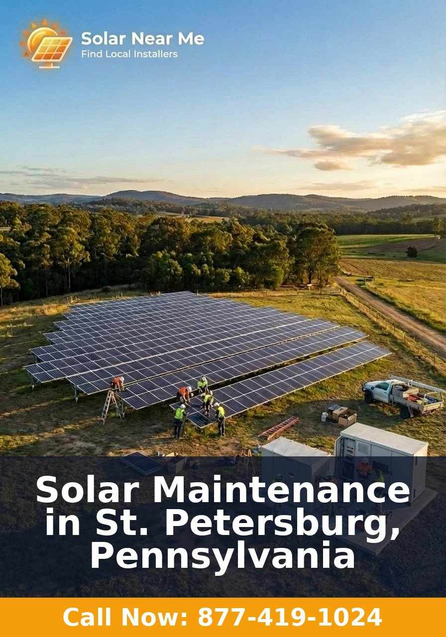 Solar Maintenance in St. Petersburg, Pennsylvania