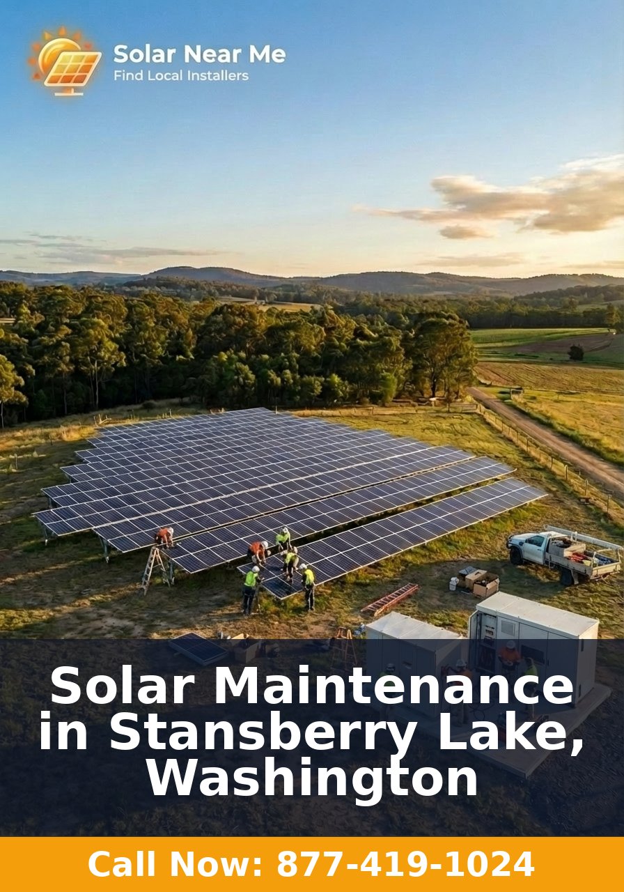 Solar Maintenance in Stansberry Lake, Washington