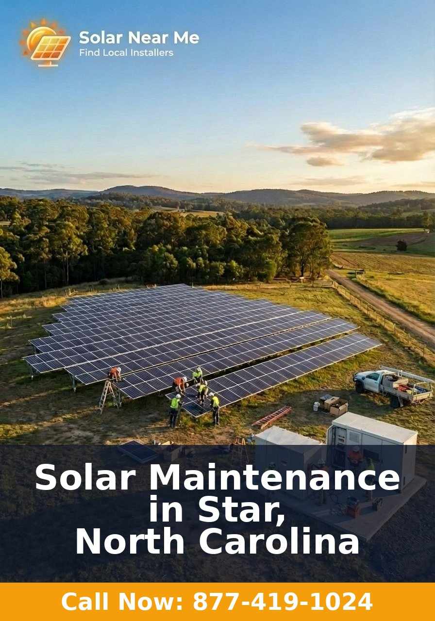 Solar Maintenance in Star, North Carolina