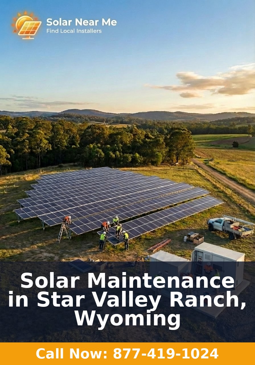 Solar Maintenance in Star Valley Ranch, Wyoming