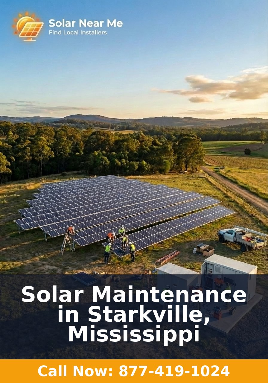 Solar Maintenance in Starkville, Mississippi