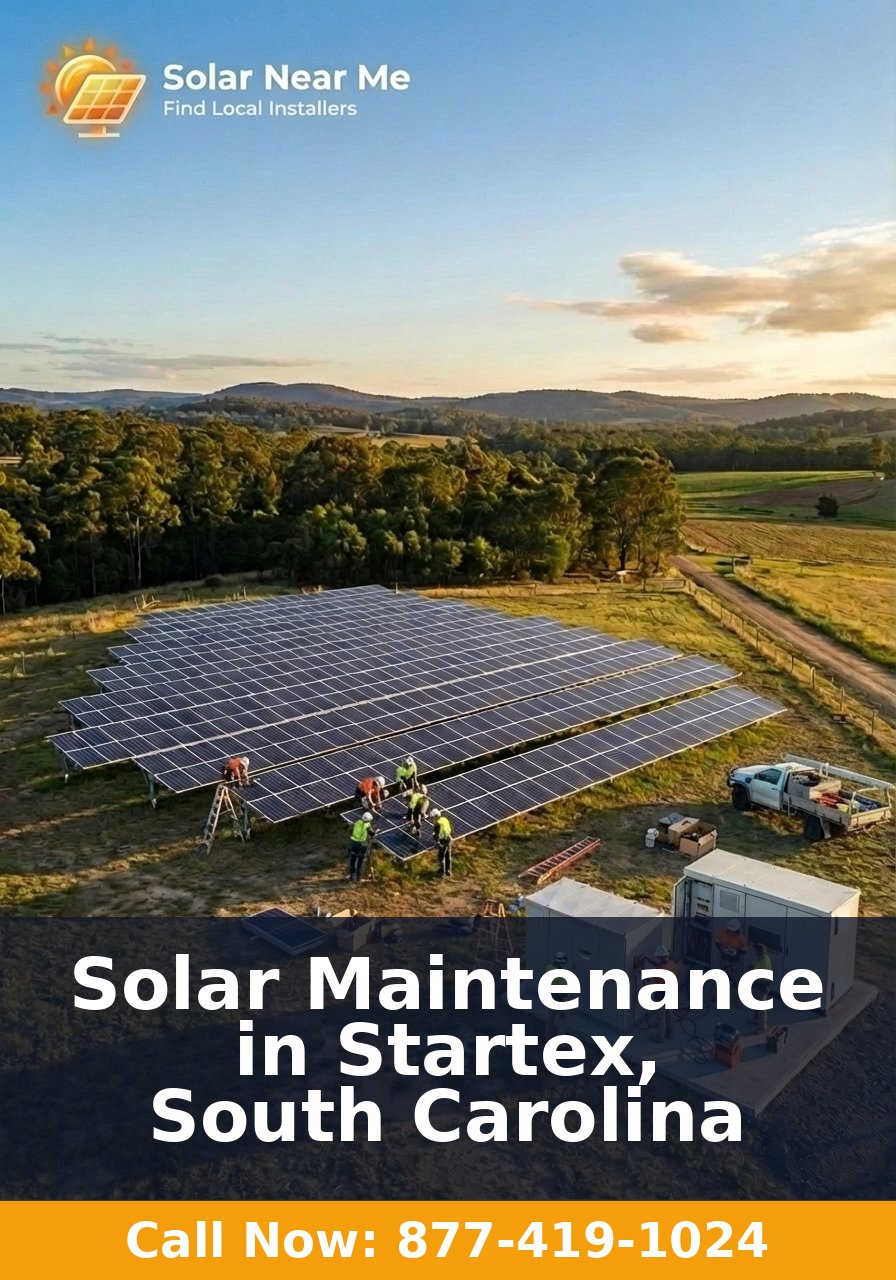 Solar Maintenance in Startex, South Carolina